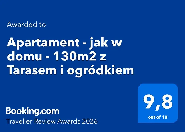 - W Domu - 130m2 Z Tarasem I Ogrodkiem Apartment